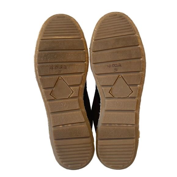 bettye muller Dark Blue Leather Espadrilles in Ladies Size 37(6.5) - Picture 5 of 6